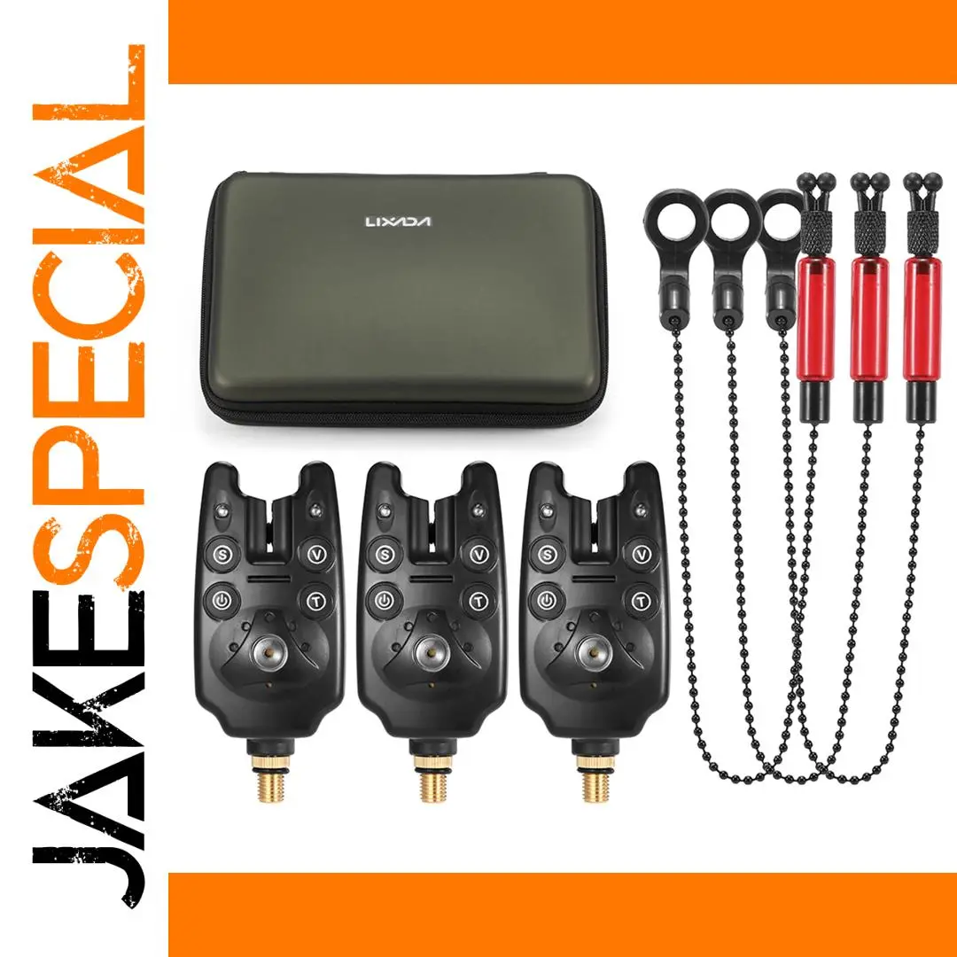 Lixada Fishing Alarm and Swinger Set 1 Lixada Fishing Alarm and Swinger Set