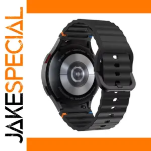 Black Silicone Watch Band for Galaxy Watch 4-7