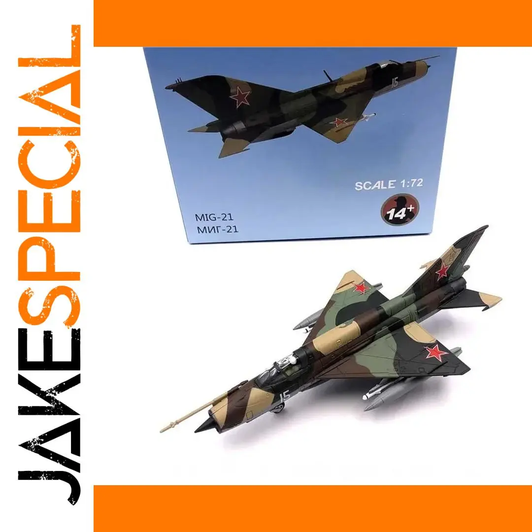 1/72 Scale Soviet MiG-21 Diecast Model Aircraft 1 1/72 Scale Soviet MiG-21 Diecast Model Aircraft