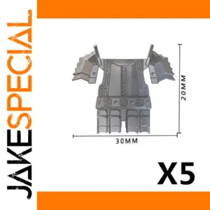 Medieval Knight Armor Vest for Minifigures Set