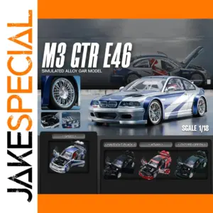 BMW M3 GTR E46 Speed Blue 1:18 Scale Model