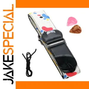 Colorful Abstract Design Electric Guitar Strap