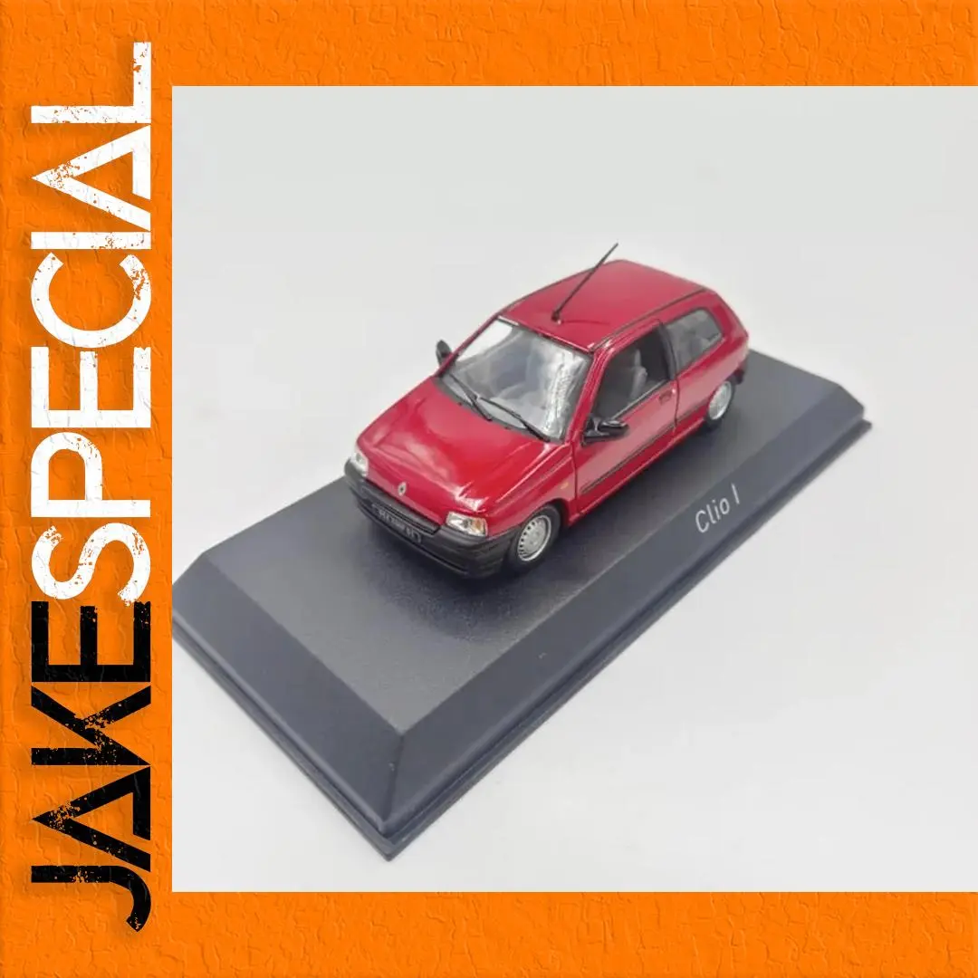 Diecast CLIO 1 Retro Sedan Model 1/43 Scale 1 Diecast CLIO 1 Retro Sedan Model 1/43 Scale