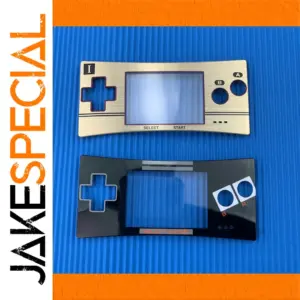GameBoy Micro Faceplate Set - Gold & Black