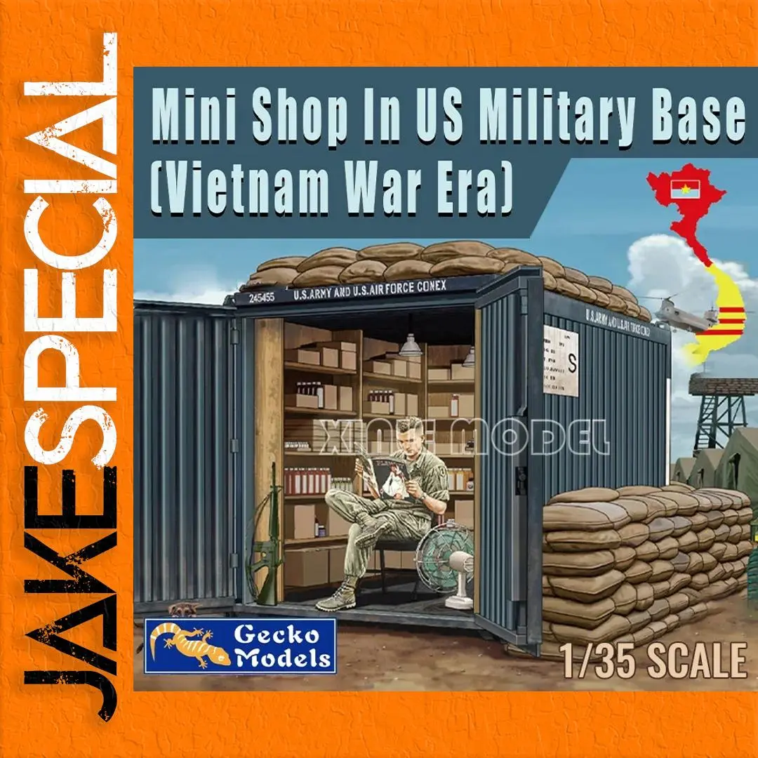 Gecko Model 1/35 Vietnam Mini Shop Kit 1 Gecko Model 1/35 Vietnam Mini Shop Kit