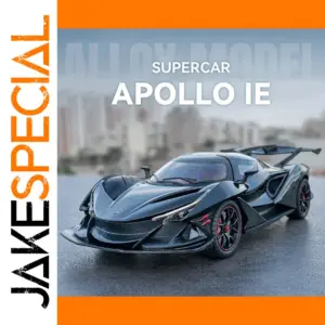 1:24 Apollo IE Die-Cast Model Supercar Black