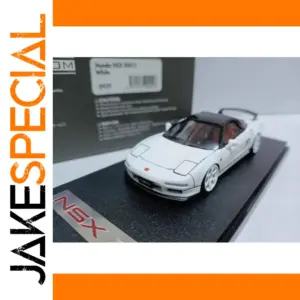 1:43 Scale Honda NSX NA1 White Model by WELLY