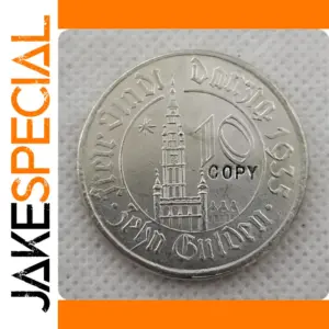 Poland 10 Gulden 1935 Replica Coin Collectible