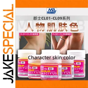 Character Skin Color Nitrocellulose Model Paint Set