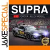 1:24 Diecast Toyota Supra Model Black Racing Car
