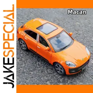 1:32 Orange Macan SUV Die-Cast Model Car