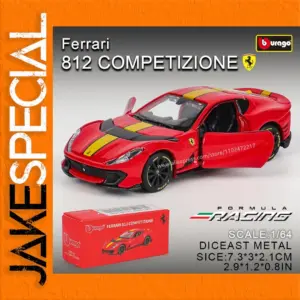 Bburago Ferrari 812 Competizione Model 1:64 Scale