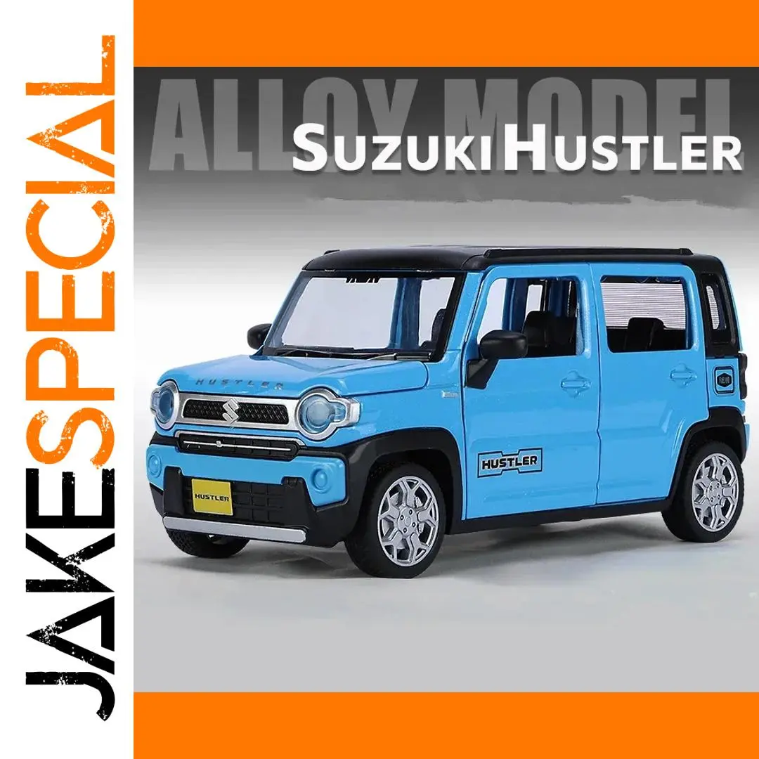 Suzuki Hustler Diecast Model SUV Blue 1:22 Scale 1 Suzuki Hustler Diecast Model SUV Blue 1:22 Scale