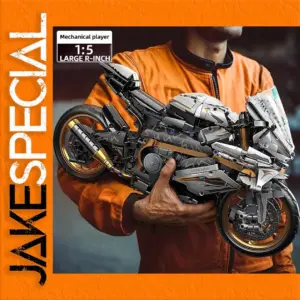 TOYLINX Alloy Motorcycle 2045-Piece Model Kit