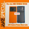 Vibrant Orange Back Battery Cover for vivo X80