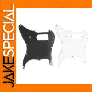 Electric Guitar Pickguard in Black or White
