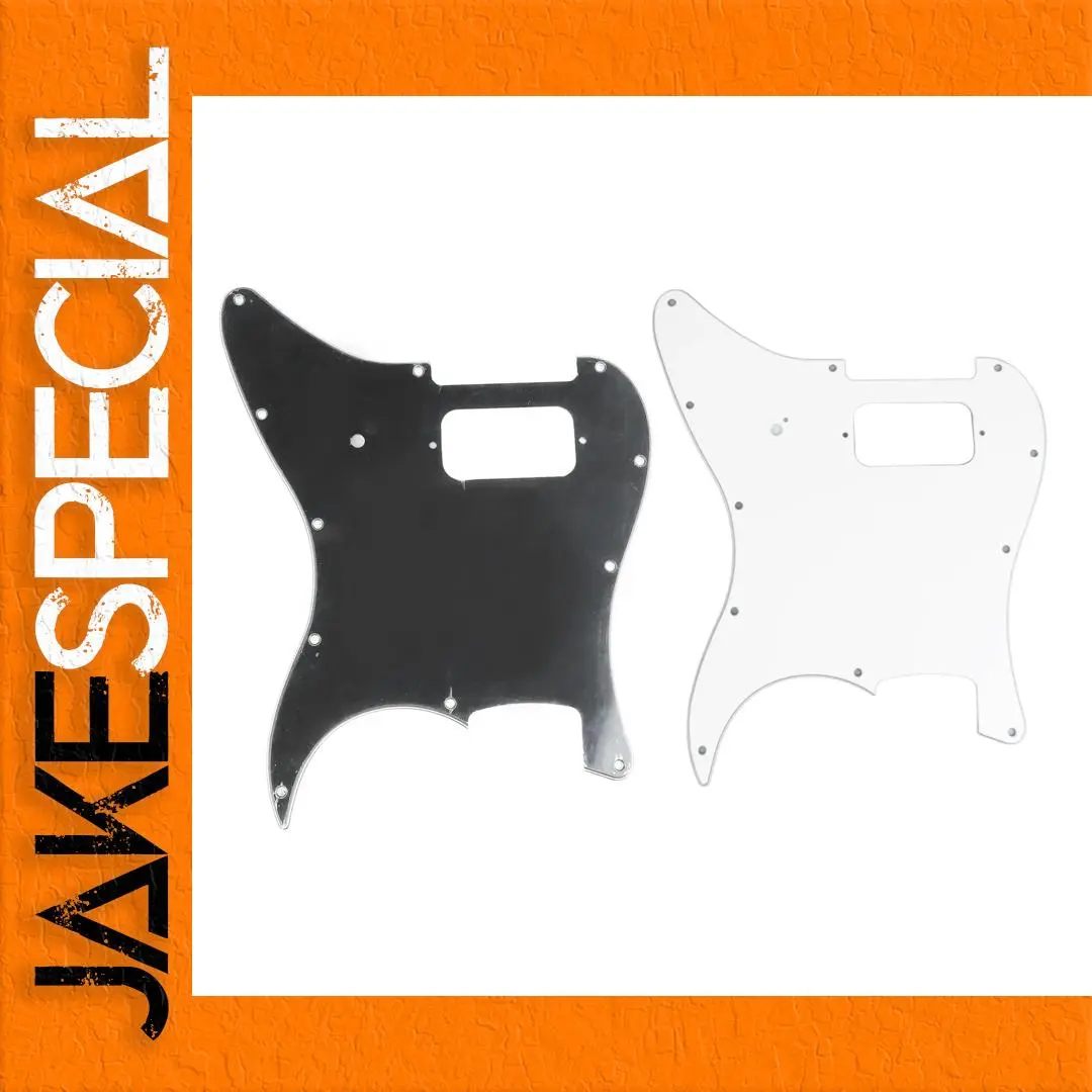 Electric Guitar Pickguard in Black or White 1 Electric Guitar Pickguard in Black or White