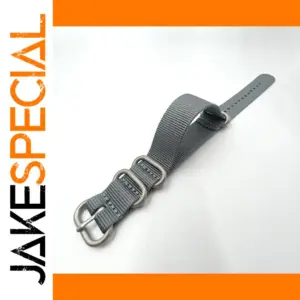 Gray Nylon NATO Watchband Strap 18-24mm