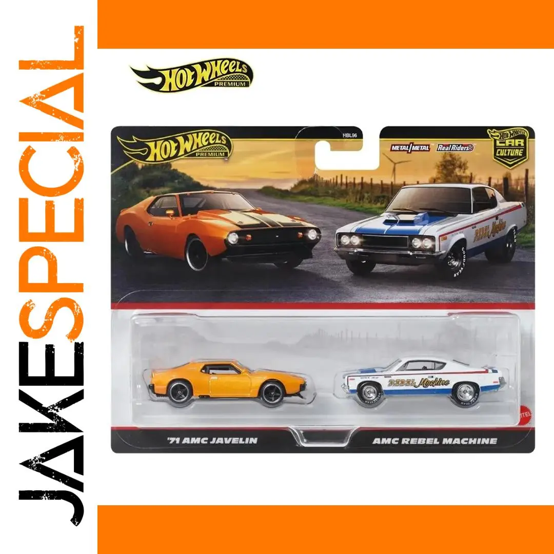 Hot Wheels 1968 AMC Javelin & Rebel Machine Set 1 Hot Wheels 1968 AMC Javelin & Rebel Machine Set