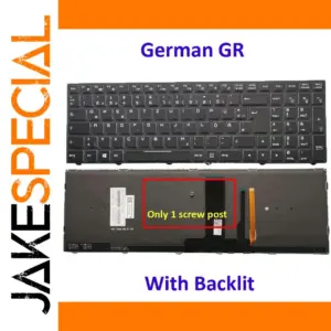 CLEVO N850 German Keyboard with Backlight