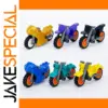 Vibrant Assortment of Toy Motorcycles Set