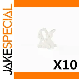 White Accessories Set for Minifigures X10