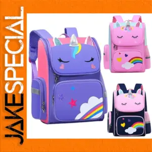 Unicorn Themed Backpack for Girls