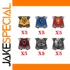 Knight Armor Pieces for Minifigures - 6 Designs