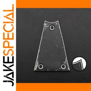 Triangle Guitar Truss Rod Cover Black 42.5x30mm