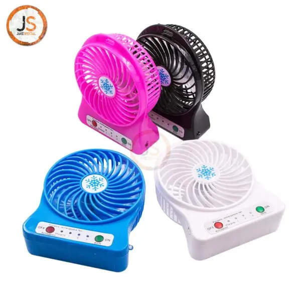 Mini Portable Handheld Fan with LED Light - Image 5