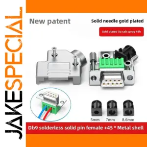 DB9 RS232 9-Pin Solderless Connector Set