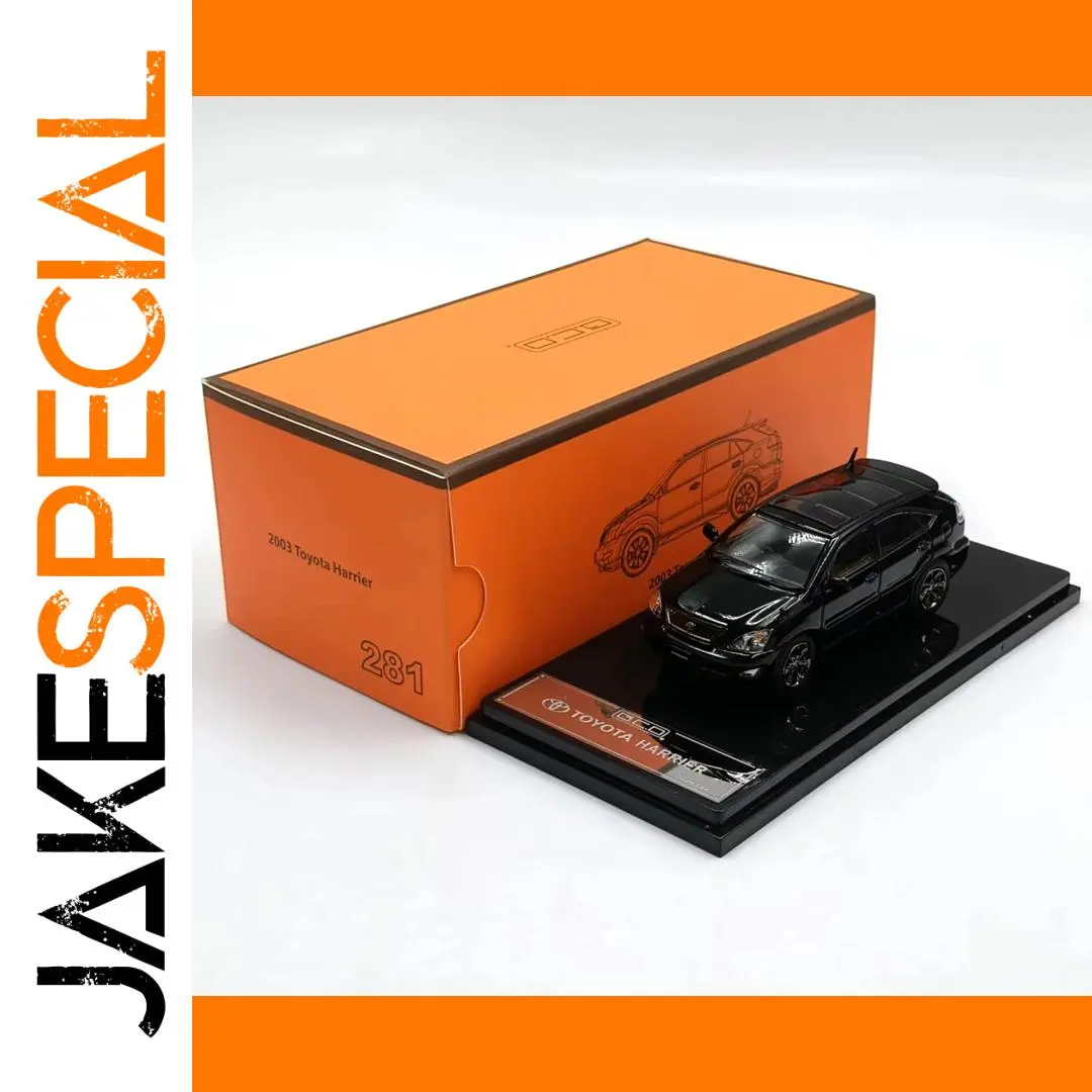 2003 Toyota Harrier Diecast Model in Black 1 2003 Toyota Harrier Diecast Model in Black