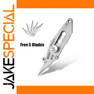 Titanium Alloy Portable Folding Knife with Blades