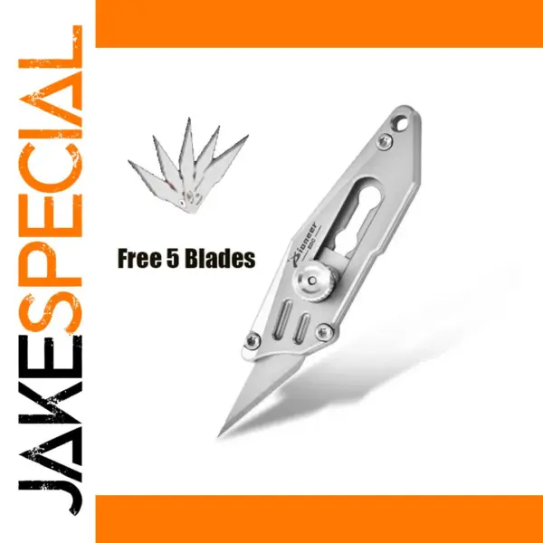 Titanium Alloy Portable Folding Knife with Blades