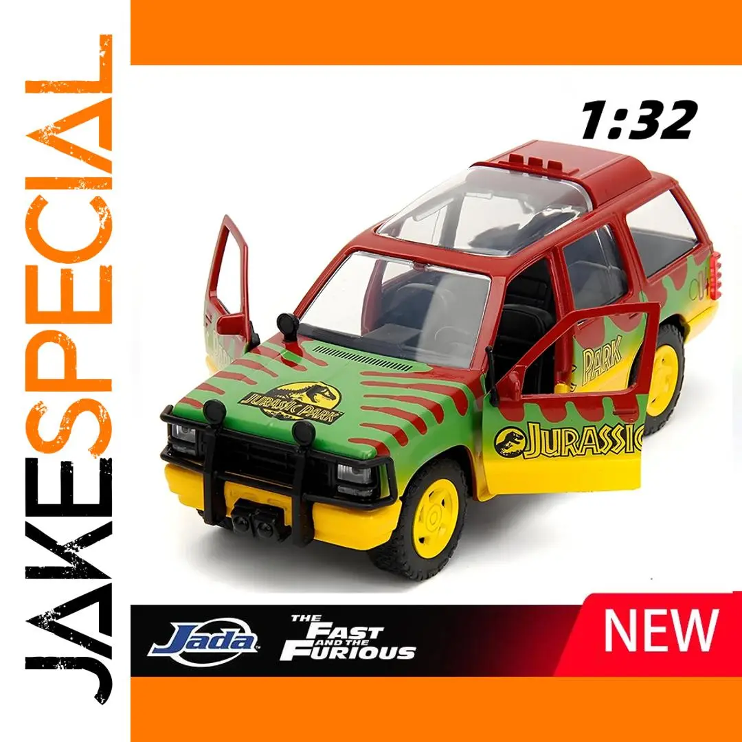 JADA 1:32 Jurassic Park Explorer SUV Model 1 JADA 1:32 Jurassic Park Explorer SUV Model