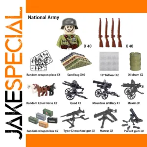 Military Minifigures and Accessory Set