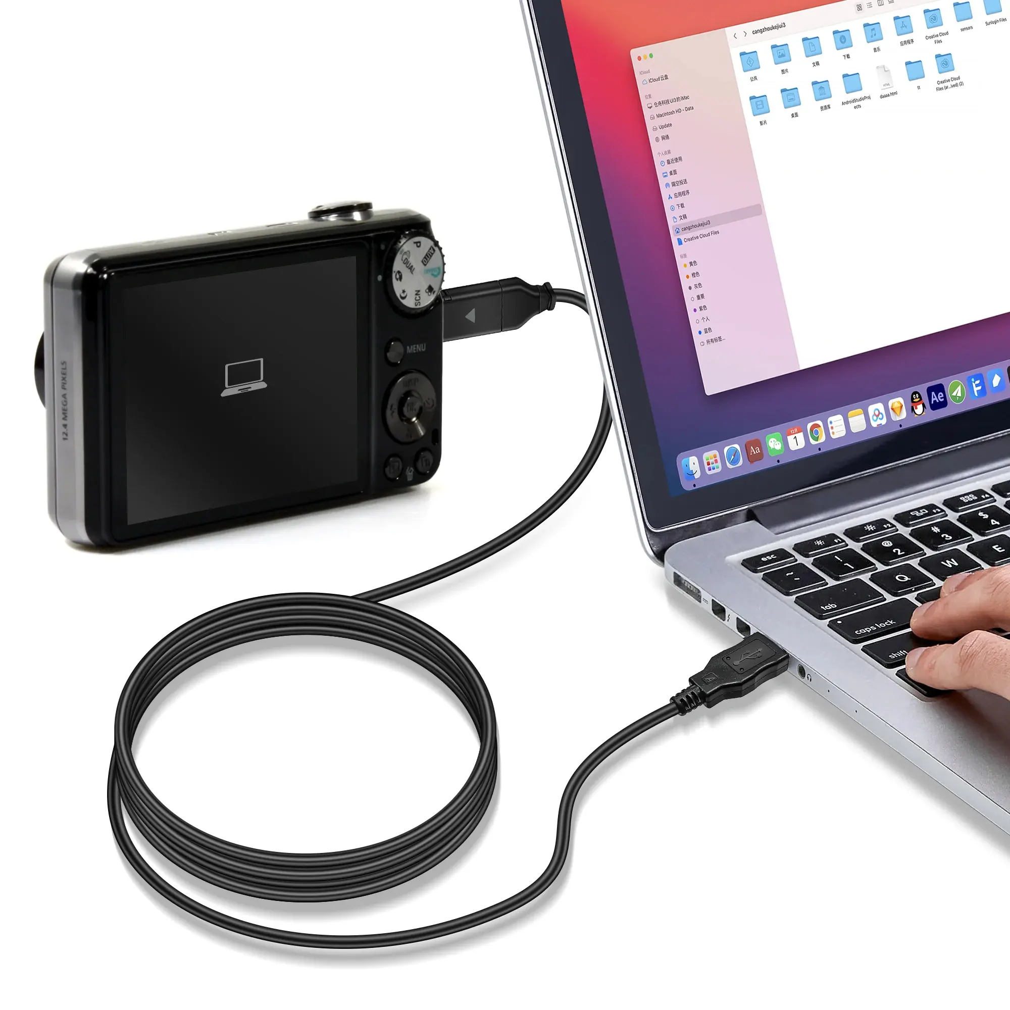 SUC-C3 USB Data Charging Cable for Samsung Cameras 6 SUC-C3 USB Data Charging Cable for Samsung Cameras - Image 6