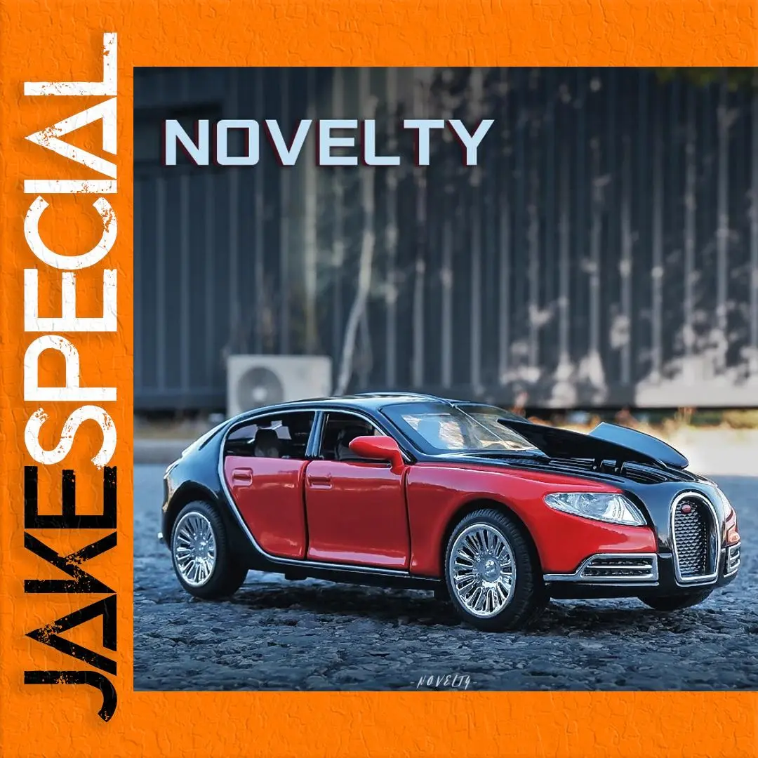 1:32 Scale Die-Cast Supercar Model Red Black 1 1:32 Scale Die-Cast Supercar Model Red Black