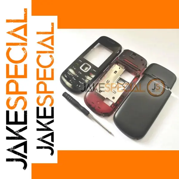 Nokia 1661 Black Housing with Keypad Set