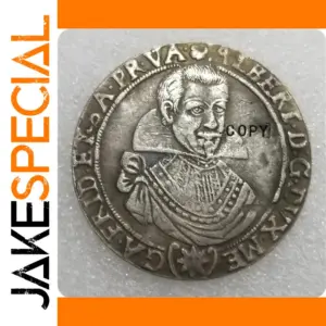 Medieval Prussian 1630 Replica Coin Medal