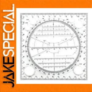Multifunctional Transparent Ruler with Protractor