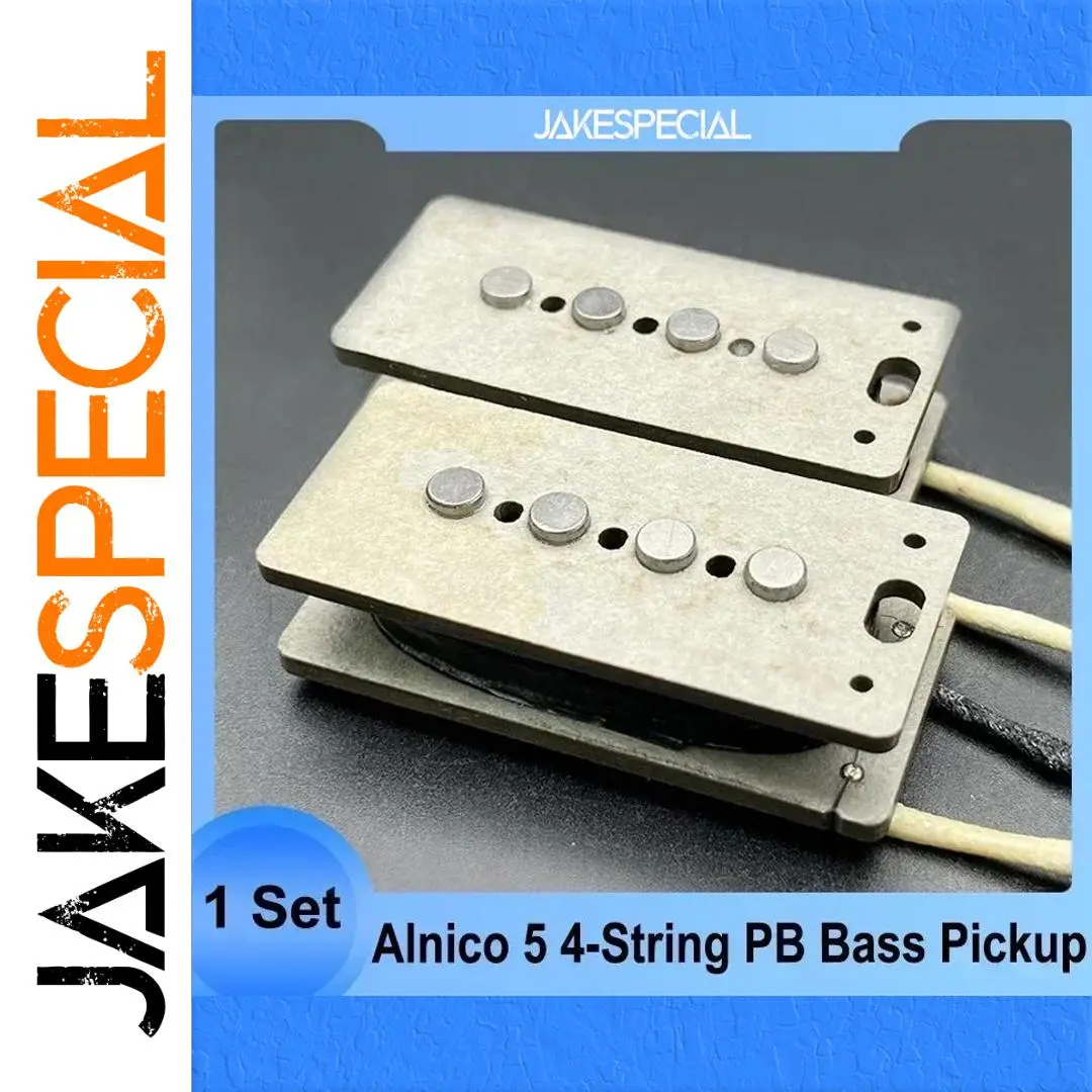 Precision Alnico 5 PB Bass Pickup Set 11.5K 1 Precision Alnico 5 PB Bass Pickup Set 11.5K