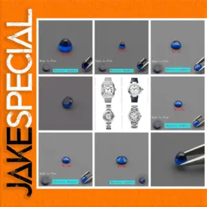 Blue Sapphire Round for Cartier Watches 2.0-5.3mm