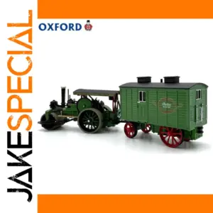 OXFORD 1:76 Steam Roller Trailer Diecast Model