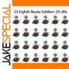 24 Military Minifigures 4.5 cm Tall