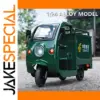 1/24 Diecast Green City Post Tricycle Model