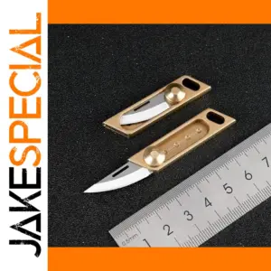 Brass Portable EDC Knife Compact Folding Tool