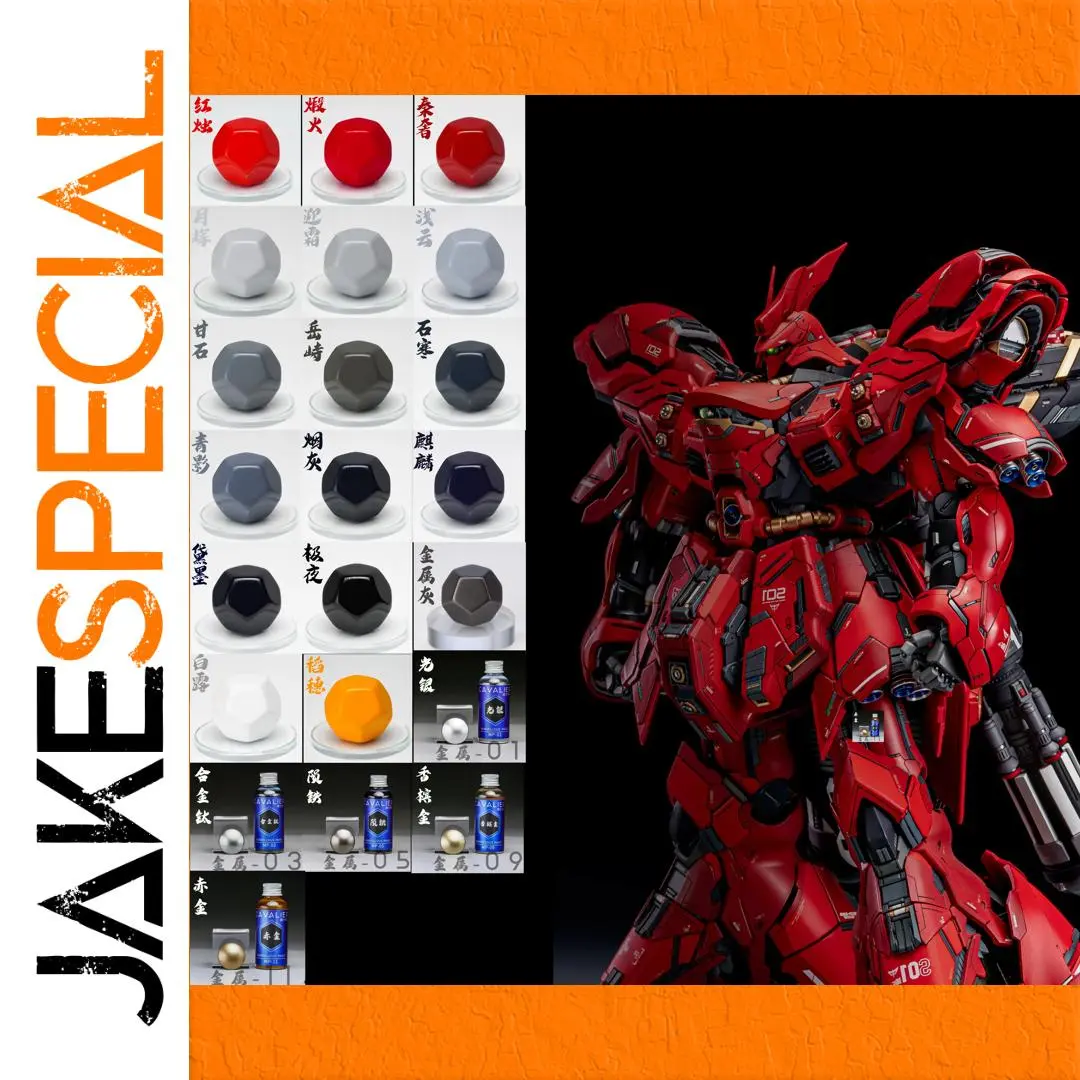 Cavalier SAZABI Suit Paint Set 50ml Jars 1 Cavalier SAZABI Suit Paint Set 50ml Jars