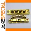Gold 4 String High Mass Bass Bridge