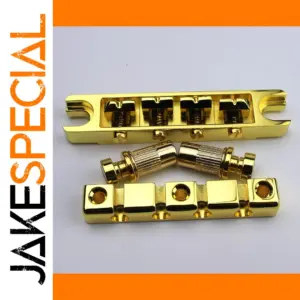 Gold 4 String High Mass Bass Bridge